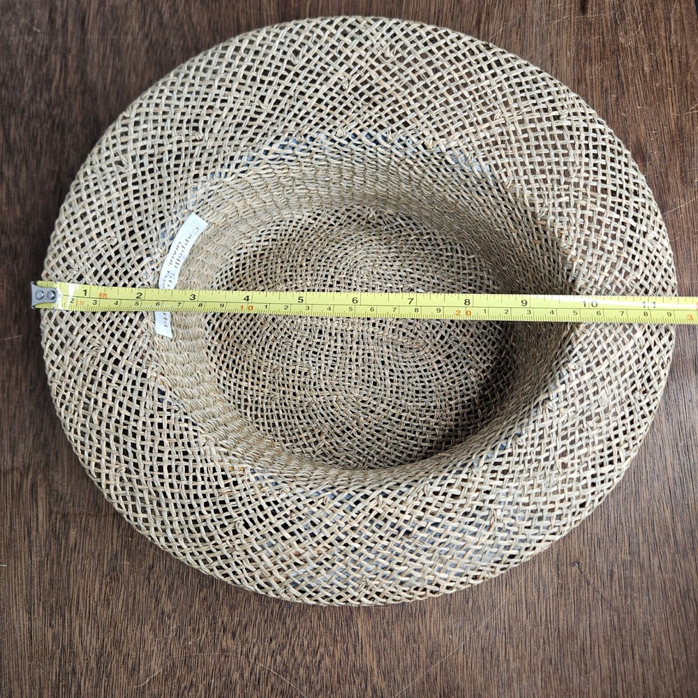 Cappelli Straworld Safari Animal Print Straw Sun Hat Lion Charm Miami Florida - Picture 8 of 8